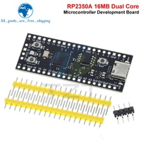 Zero Pico2 papan pengembangan RP2350 16MB mikrokontroler RP2040 C konektor tipe-c catu daya