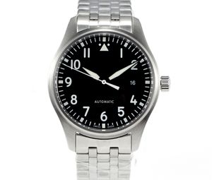 ساعة رجالية فاخرة جديدة للأعمال بحركة ميكانيكية أوتوماتيكية بالكامل مع احتياطي طاقة، قطر 40 ملم، من الفولاذ المقاوم للصدأ، بثلاثة عقارب وتقويم - Product Image 2