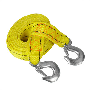 Cuerda de Remolque Doble de Nailon para Automóvil, 4 Metros, 5 Toneladas, Tipo Gancho, Correa de Remolque de Emergencia Resistente - Product Image 2
