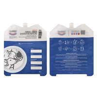 Sacs de stockage de colostrum pour veau en plastique PET de qualité alimentaire, écologiques, jetables, avec bec verseur en silicone pour l'alimentation liquide