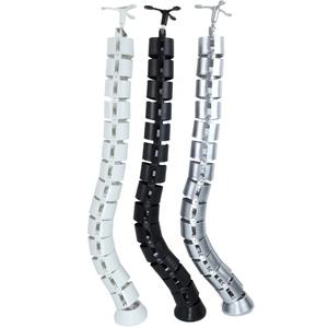 Scatola di Gestione Cavi Circolare per Scrivania Regolabile in Altezza, Organizzatore di Cavi Ovale Retrattile - Product Image 1