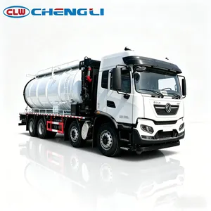 รถดูดสิ่งปฏิกูลแบบผสมผสานการฉีดน้ำแรงดันสูงและดูดสิ่งสกปรก Dongfeng Kinland 8X4 - Product Image 2