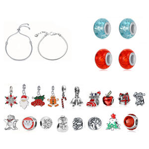 Nueva Navidad DIY joyería caja ciega cuenta regresiva <span class=keywords><strong>calendario</strong></span> <span class=keywords><strong>Adviento</strong></span> DIY pulsera collar caja de regalo - Product Image 6