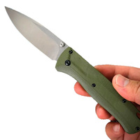 Pisau Lipat CN BMHD535 dengan Gagang G10 - Pisau Outdoor untuk Berkemah - Kekerasan Tinggi dan Bilah Tajam - Pisau Outdoor