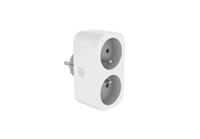 CLY811 16A Soket Pintar Standar Prancis Dua Lubang WiFi Tuya APP Kontrol Jarak Jauh Timer Soket Daya EU Prancis