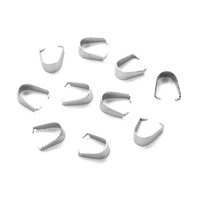 Vente directe d'usine en gros AKISS Accessoires de bijoux en acier inoxydable Pendentif de collier Fermoir à graines de melon Breloque pour fabrication DIY