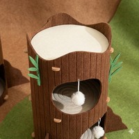 Lit pour chat, arbre à chat multi-niveaux toutes saisons, niche pour chat, griffoir pour chat, abri, lit pour chat en feutre multicouche