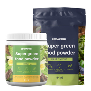 ライフワース オーガニックプロテイン スーパーフード 野菜サプリメント グリーン スーパーフード パウダー プロテイン配合 - Product Image 1