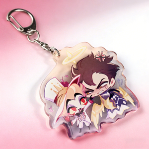 Custom <strong>Anime</strong> PVC <strong>Keychain</strong> UV Printed 3D Foreground Translucent Star Hologram Cartoon Style Charms Foreground Acrylic <strong>Keychain</strong> - Product Image 1