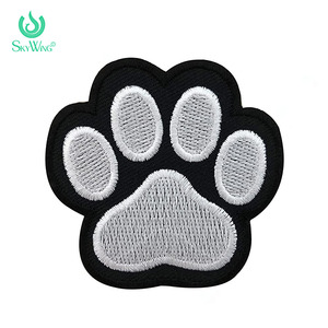 Dễ thương Dog <span class=keywords><strong>Paw</strong></span> in các bản vá lỗi cho áo khoác thêu vải với dễ dàng-to-áp dụng nhựa đa năng sử dụng quần áo sắt trên - Product Image 2