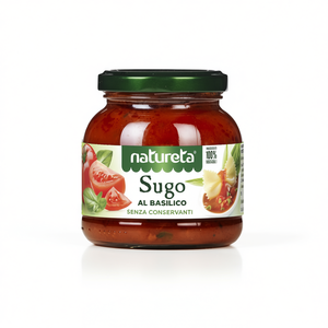 Sauce tomate naturelle Natureta 280g en pot Mason, lot de 12, 100% naturelle sans conservateurs - Product Image 2