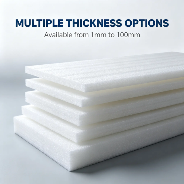 Foam Protective Packaging Insert EPE Cushioning Material White Square Grid Design epe foam boards for packaging