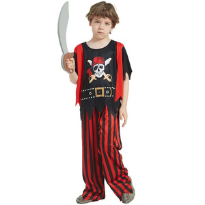 Costume di Halloween per Bambini, Abbigliamento Sintetico da <span class=keywords><strong>Pirata</strong></span> dei Caraibi, Capitano <span class=keywords><strong>Jack</strong></span>, per Ragazzi e Ragazze, Scuola e Asilo, con Teschio - Product Image 4