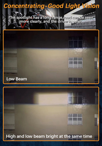 Bi Led <span class=keywords><strong>2</strong></span> <span class=keywords><strong>inch</strong></span> chiếu LED 1.8 <span class=keywords><strong>inch</strong></span> H1 chiếu đèn 6000K 110W xe ống kính máy chiếu H4 Led Đèn Pha cho xe hơi - Product Image 4