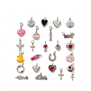 จี้สแตนเลสสตีลสีเงินสำหรับเด็ก Mama Love Keepsakes  จี้รูปทรงทันสมัยเคลือบ PVD  จี้รูปแม่รักครอบครัว  จี้รูปความเชื่อ  ขายส่ง - Product Image 1