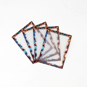 Wholesale Vivid Printed <b>Card</b> Sleeve Clip Closure Plastic <b>Card</b> Cover Flame Dragon Art Design Stylish Protector for TCG Game Coll - Product Image 5