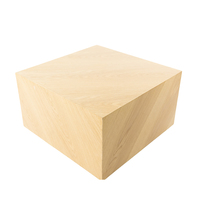 Plinthe en tissu de haute qualité en Chine, table carrée d'affichage de vêtements, support de sol de style bois moderne, luminaire de magasin de bonne qualité