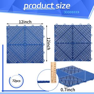 PLANCHER DE <span class=keywords><strong>GARAGE</strong></span> VENTILÉ EN PVC ANTIDÉRAPANT VERROUILLAGE Tapis de carrelage de <span class=keywords><strong>garage</strong></span> en plastique - Product Image 4