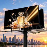 Écran publicitaire LED mural extérieur P4 P5, affichage fixe, fréquence de rafraîchissement 7680Hz, étanche IP65, panneau d'affichage numérique couleur intégrale