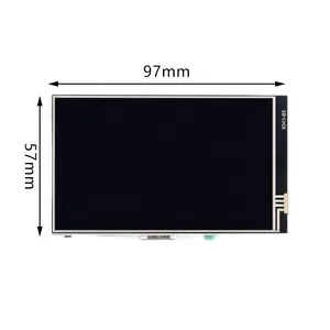 4.0 "4 polegadas Display IPS LCD Monitor Screen Módulo 800X400 com GPIO Resistive Touch Panel Saída de Áudio para Raspberry Pi