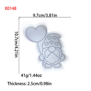 Molde de Resina de Silicona Hecho a Mano Kingnoo, Forma Irregular, 1 Pieza, Estilo DIY, Adornos Decorativos, Herramientas para Pasteles, en Stock, Hebei - Product Image 5