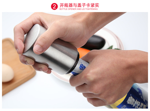 Eco-Friendly Stainless Steel <b>Mirror</b> Polish Silver Push Metal Wine and Beer Bottle Opener for Kitchens with Logo Engrave - Product Image 2