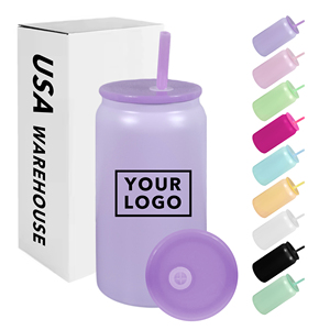 Nhà Máy Tùy Chỉnh Trống Thăng Hoa 16Oz Thép Không Gỉ Chân Không Cách Nhiệt Bia Có Thể Ly Bóng Matte Đôi Tường <span class=keywords><strong>Mason</strong></span> <span class=keywords><strong>Jar</strong></span> Cốc - Product Image 1