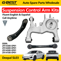 Kits de bras de suspension pour Changan Deepal SL03 : bras supérieur et inférieur avant, biellettes de stabilisation, bagues, et ensemble de biellettes de direction intérieures et extérieures