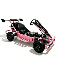 Go-Kart Eléctrico para Adultos, Recargable, Auto de Carreras Eléctrico, Doble Tracción, Go-Kart para Niños