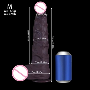 Dildo in Silicone Super Grande a Forma di Drago Mostruoso, Giocattolo Sessuale per Punto G e Prostata, Dildo con Nodo Alieno e Forte Ventosa - Product Image 5