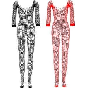 ชุดจัมพ์<span class=keywords><strong>สูท</strong></span>ตาข่ายเต็มตัวสีแดงถุงน่องตาข่ายเต็มตัวถุงน่อง<span class=keywords><strong>บอดี้</strong></span><span class=keywords><strong>สูท</strong></span>ผ้ายืดสำหรับสตรีชุดชั้นในสำหรับใส่กลางคืน - Product Image 6