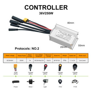GreenPedel 36v Brushless Hub Motor <strong>E-bike</strong> <strong>Conversion</strong> Set <strong>UK</strong> Warehouse 250w Front Hub Motor Ebike <strong>Conversion</strong> <strong>Kit</strong> <strong>with</strong> Controller - Product Image 4
