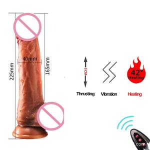 Fern gesteuerte Heizung Vibrierende Dildos Frauen Sexspielzeug Teleskop rotation Klitoris stimulation Penis <span class=keywords><strong>Dildo</strong></span> <span class=keywords><strong>Vibrator</strong></span> - Product Image 4