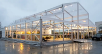 Serre populaire Starlight Room Tente en verre Entrepôt de mariage Camping