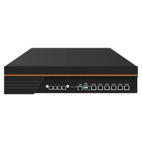 Serveur d'ordinateur industriel Zynshield 1U | CPU 12e/13e génération | Deux ports SFP + 5G/10G | Passerelle pare-feu Linux/ROS | Stock VPN