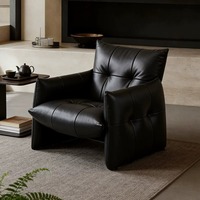 Canapé Bao Yun italien, écologique, minimaliste, moderne, pour salon, chambre, bureau à domicile et hôtel, canapé en cuir PU décontracté, fauteuil