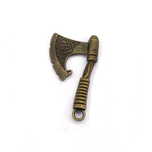 Pendentif Hache Nordic Viking Myth personnalisable en or et argent pour collier à faire soi-<span class=keywords><strong>m</strong></span>ême fabrication de bijoux - Product Image 2