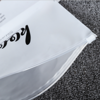 En gros Personnalisé Biodégradable Givré Mat Ziplock Impression Personnalisée Sac Étanche Fermeture Éclair Sacs D'emballage En Plastique pour Vêtements