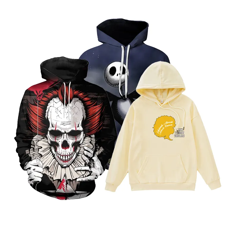 China Wholesale Cheap Women's Clothing Hoodie Custom Sublimation Printing Pullover Hoodie