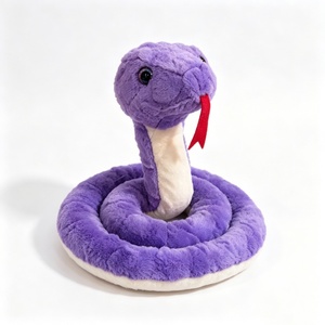Peluche de serpiente enrollada personalizado, juguete de peluche de reptil, lindo peluche de serpiente, serpiente suave, peluche de serpiente naranja, animal de peluche de serpiente - Product Image 4
