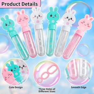 Juego de 24 Varitas de Burbujas Mágicas de Conejito, Baratas de Fábrica, Varitas de Burbujas al por Mayor, Recuerdos de Fiesta de Pascua para Niños y Niñas - Product Image 6