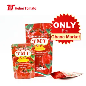 Factory High Quality Tomato Paste 70g Sachet OEM Brand