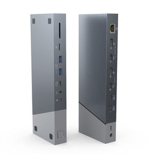 Adaptador Hub USB C a HDTV Multipuerto USB 3.0, Tipo-C Thunderbolt 4 Puertos UHD 5K <span class=keywords><strong>Displaylink</strong></span> para Macbook <span class=keywords><strong>Dock</strong></span> 16 en 1 - Product Image 1