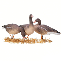 Figurine d'oie réaliste personnalisée en plastique, flottante, pour la chasse aux oiseaux aquatiques en extérieur, résistante aux intempéries, dissuasif pour les oiseaux
