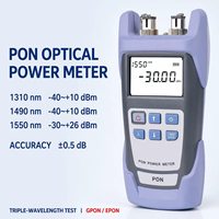 PON-300 Compteur de puissance optique PON portable 1310 1490 1550nm GPON EPON FTTH Test en ligne SC UPC APC Compteur de puissance optique à fibre optique FTTX OLT