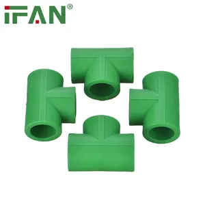 IFAN ISO giấy chứng nhận PPR Phù hợp kết nối ống Hàn Quốc Hyosung nguyên liệu tiêm phụ kiện đường ống Tee