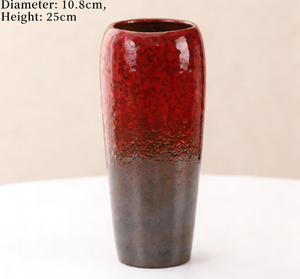 Wholesale <b>Red</b> Ceramic <b>Vase</b> With Wedding Celebration Design for Living Room Entryway Dining Table Home Decor Flower Arrangement - Product Image 6