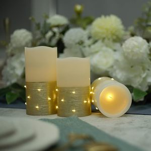 ชุดเทียนแอลอีดีแบบเชือกพร้อมรีโมท ตั้งเวลาได้ ขายส่ง - Product Image 6