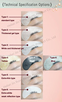 Coussinets en gel extra fins jetables, 50 pièces, Premium, extra blanc, pour extension de cils, isolation gel, tampons pour les yeux