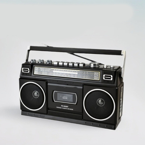 Grabadora de casetes portátil retro, radio AM FM SW, BT, USB, tarjeta TF, altavoces duales, para uso en casa, oficina y viajes, estéreo Boombox - Product Image 5